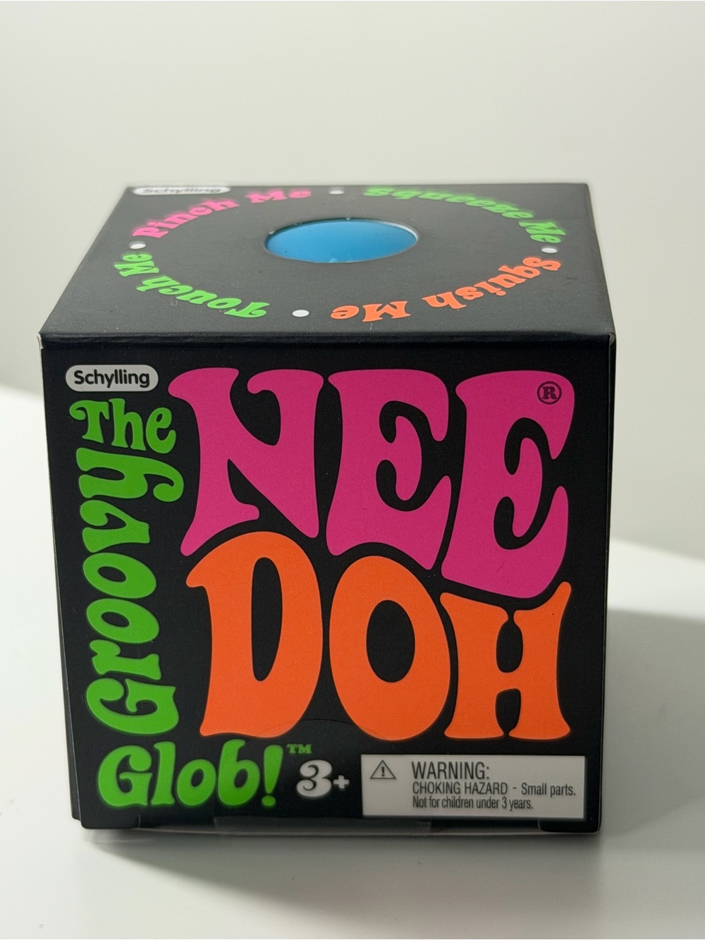 The Nee Doh Groovy Glob! Kids Stress Toy - blue